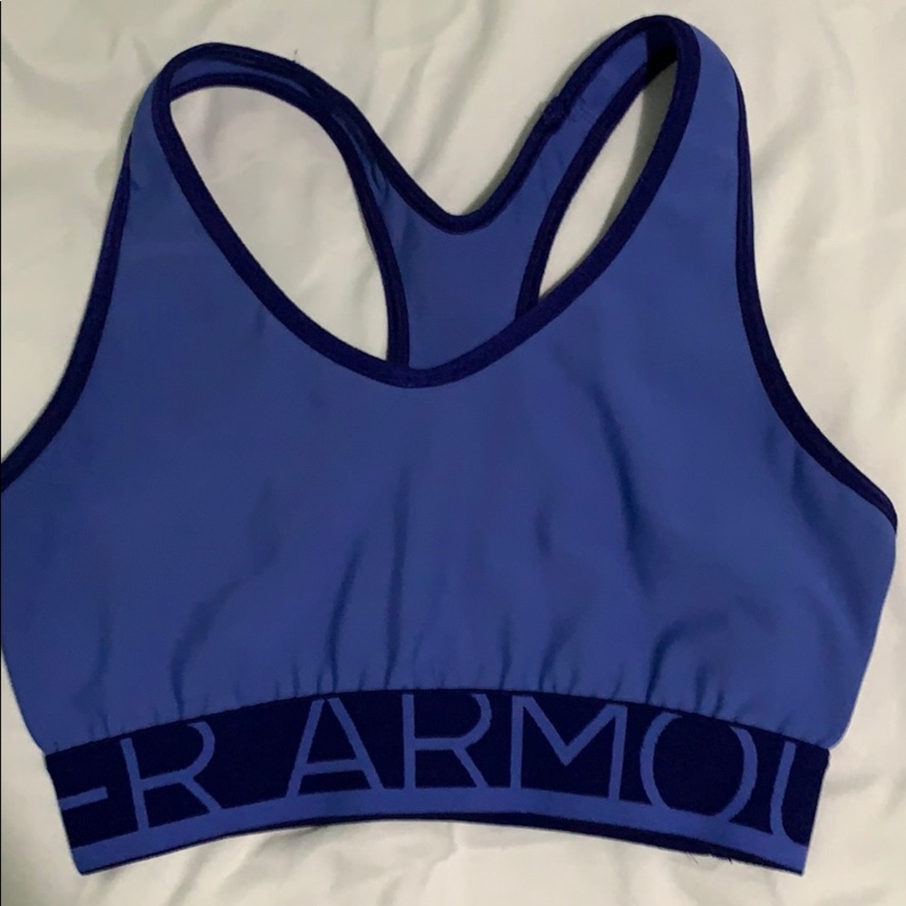 Indigo-ish colored UA sports bra!